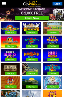 Go Wild Mobile Casino Review