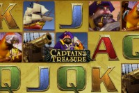 Captain's Treasure Mobile Slot Logo