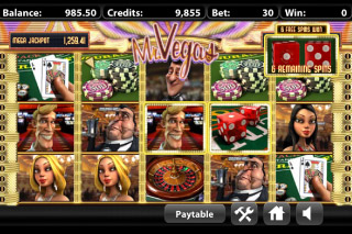 Slot machines with free spins