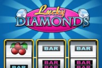 Lucky Diamonds Mobile Slot Logo