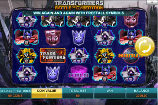 Transformers: Battle for Cybertron Mobile Slot Review