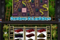 Snakes & Ladders Mobile Slot Logo - Realistic