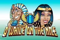 A While on the Nile Mobile Slot Logo