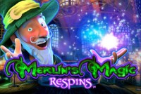 Merlin's Magic Respins Mobile Slot Logo