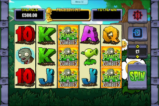 Plants vs zombies slot machine