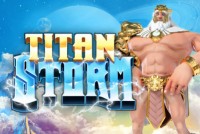 Titan Storm Mobile Slot Logo