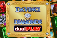Da Vinci Diamonds Dual Play Slot Logo