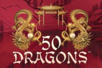 50 Dragons Mobile Slot Logo