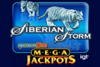 MegaJackpots Siberian Storm Mobile Slot Logo
