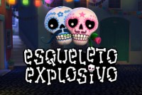 Esqueleto Explosivo Mobile Slot Logo