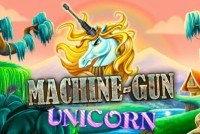 Machine Gun Unicorn Mobile Slot Logo