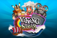 Viking Storm Mobile Slot Logo