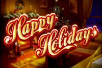 Happy Holidays Mobile Slot Logo