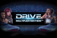 Drive Multiplier Mayhem Mobile Slot Logo