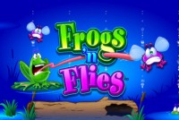 Frogs n Flies Mobile Slot Logo