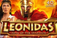 Leonidas King Of Spartans Mobile Slot Logo