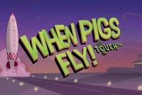 When Pigs Fly Mobile Slot Logo