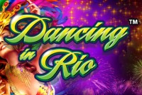Dancing In Rio Mobile Slot Logo