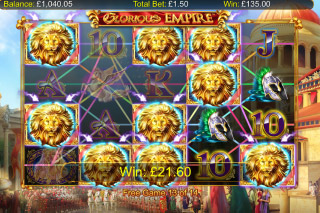 Glorious empire slot machine machine