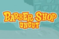 Barber Shop Uncut Mobile Slot Logo