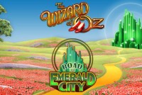 Wizard of Oz Road To Emerald City Mobile Slot Logo