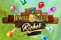 Jewel Quest Riches Mobile Slot Logo