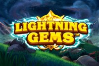 Lightning Gems Mobile Slot Logo