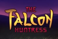 The Falcon Huntress Mobile Slot Logo