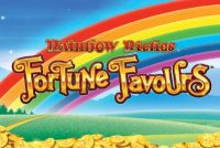 Rainbow Riches Fortune Favours Mobile Slot Logo
