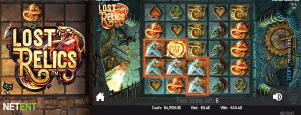 NetEnt Lost Relics Slot Free Spins Preview