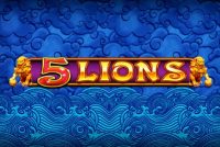 5 Lions Mobile Slot Logo