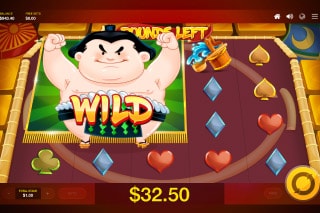 Sumo spins slots