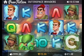 Outerspace Invaders Mobile Slot Game