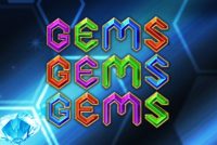 Gems Gems Gems Mobile Slot Logo