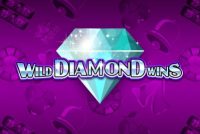 Wild Diamond Wins Mobile Slot Logo