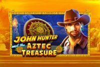 John Hunter and the Aztec Treasure Mobile Slot Logo