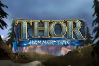 Thor Hammer Time Mobile Slot Logo