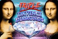 Triple Double Da Vinci Diamonds Mobile Slot Logo