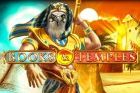Books & Temples Mobile Slot Logo