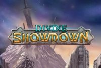 Divine Showdown Mobile Slot Logo