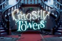 Ghostly Towers Mobile Slot Logo