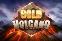 Gold Volcano Mobile Slot Logo