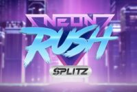 Neon Rush Splitz Mobile Slot Logo