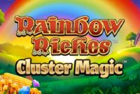 Rainbow Riches Cluster Magic Mobile Slot Logo