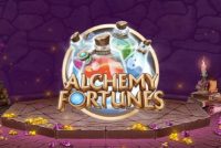 Alchemy Fortunes Mobile Slot Logo