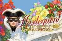 Harlequin Carnival Mobile Slot Logo