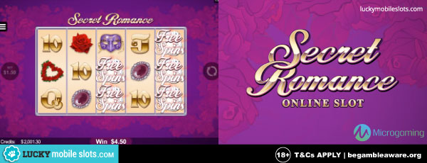 Microgaming Secret Romance Mobile Slot