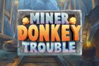 Miner Donkey Trouble Mobile Slot Logo