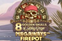 8 Golden Skulls Megaways Slot Logo