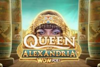 Queen of Alexandria WowPot Mobile Slot Logo